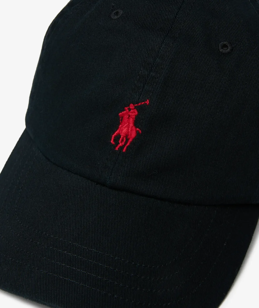 Classic Black Polo Cap - Image 3