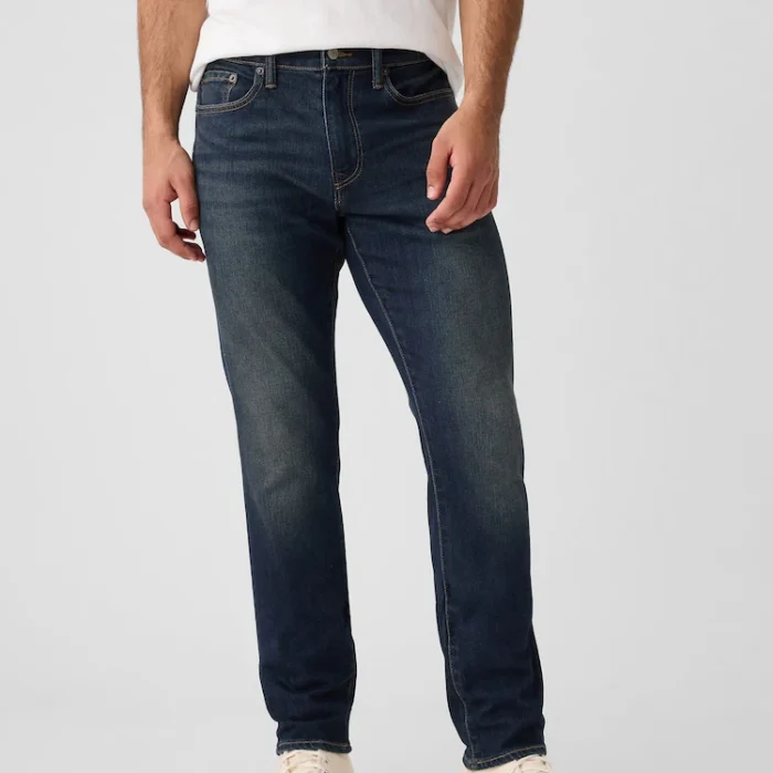 Deep Blue Slim Fit Stretch Jeans