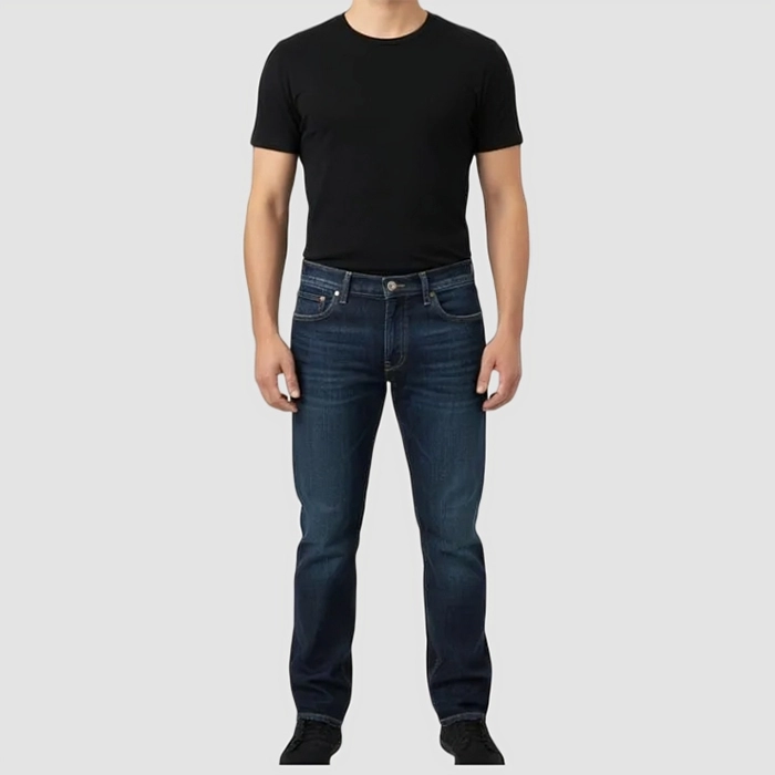 Dark Blue Classic Fit Jeans