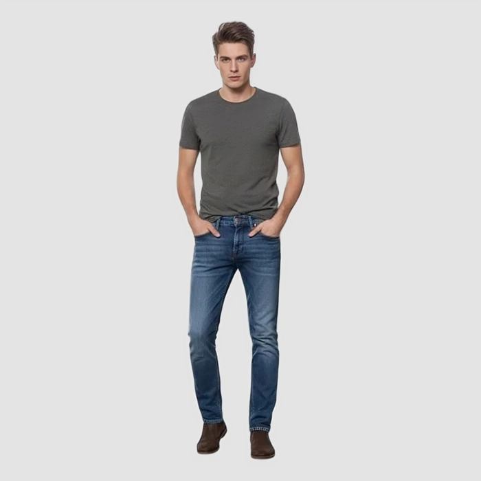 Classic Blue Slim Fit Jeans